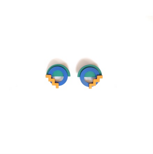 Showlove 'selflove' earrings / indigo