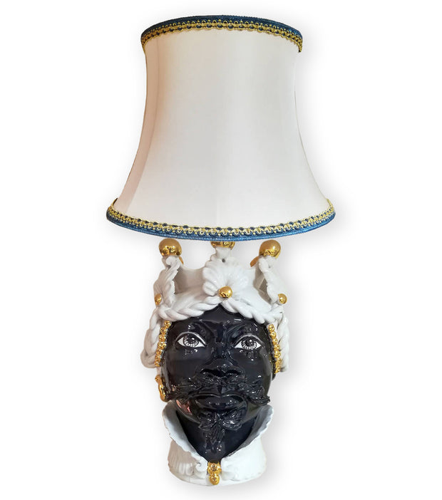 Teste di Moro Black Man Lamp