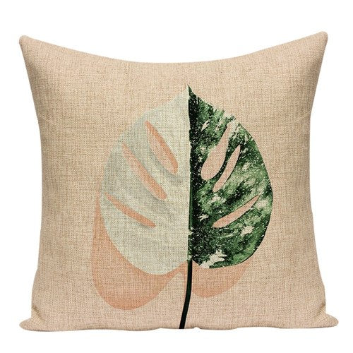 Winter Leaf OD Exclusive Throw Pillow Case
