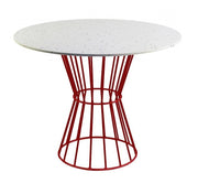Confetti Table White + Red