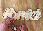 CUSTOMISED NAMES WOODEN PUZZLES