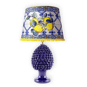 A Maiolica Table Lamp