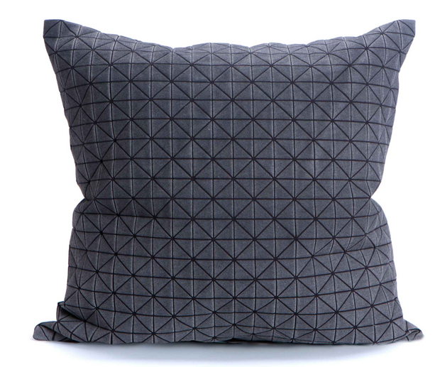 Black Square Geometric Cushion Cover
