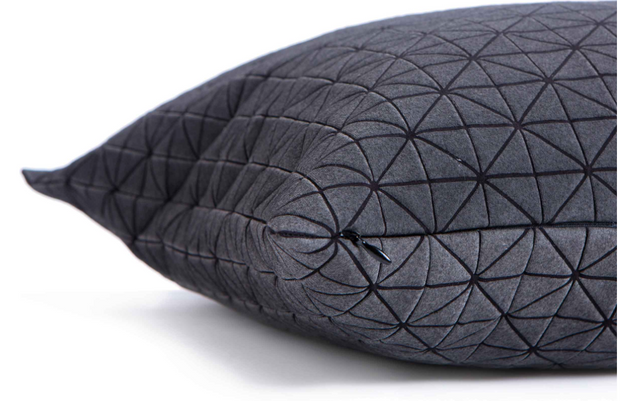 Black Square Geometric Cushion Cover