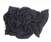Black Folding Apart throw, Special origami bedspread