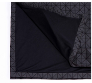 Black Folding Apart throw, Special origami bedspread
