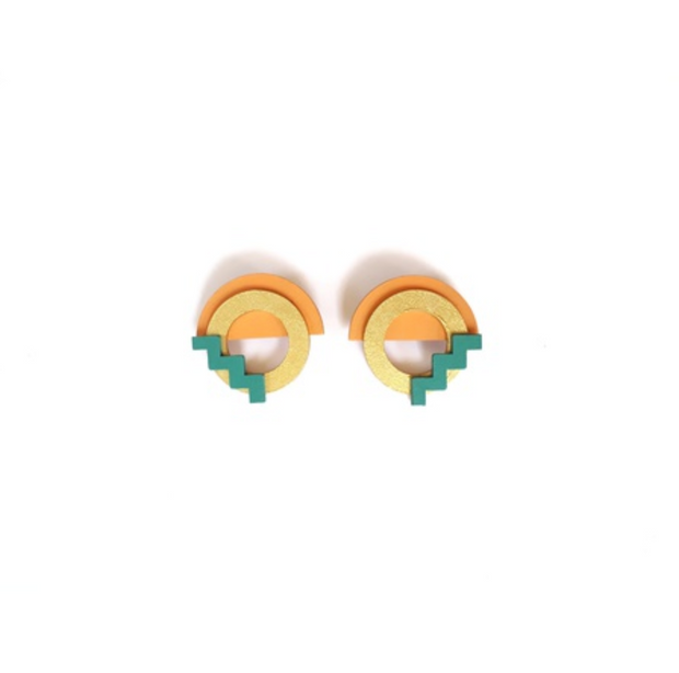 Showlove 'selflove' earrings / orange