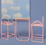 Arco High Table Pink
