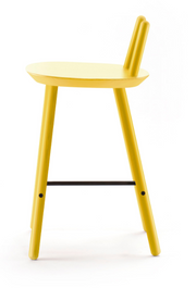 Naïve Semi Bar Chair- Yellow