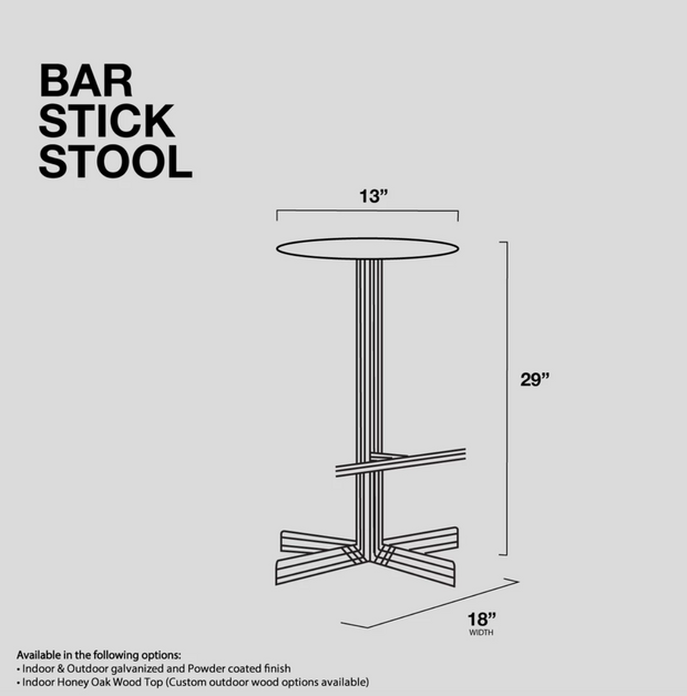Stick Bar Stool