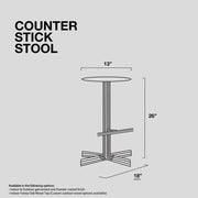 Stick Counter Stool