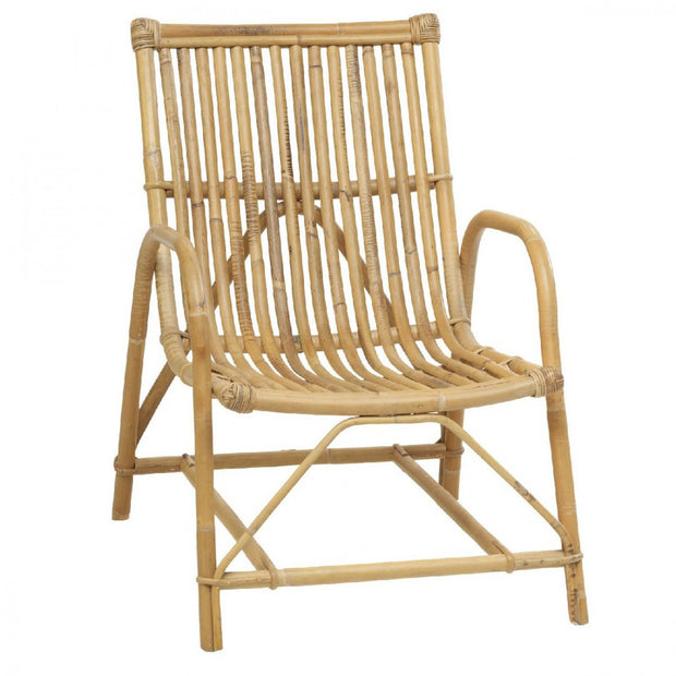 OLIVIER Armchair in NATURAL RATTAN CANE